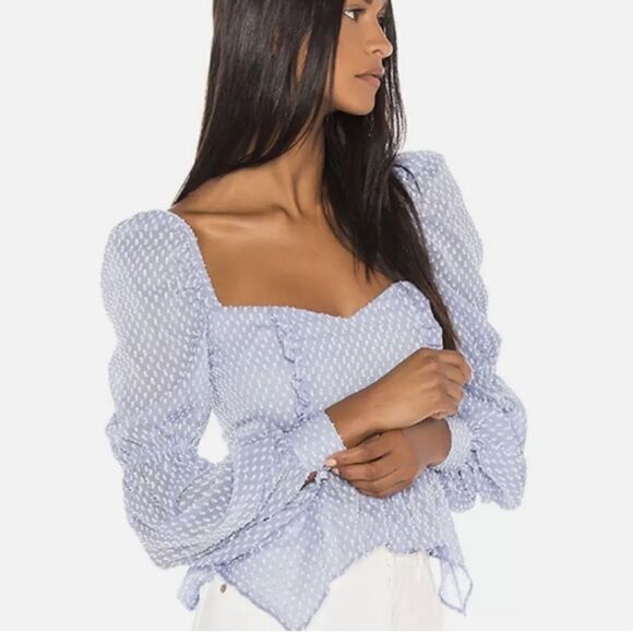 Song of style light blue Blouse size medium - Picture 3 of 12